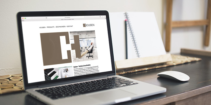 Die neue Website für Houben
