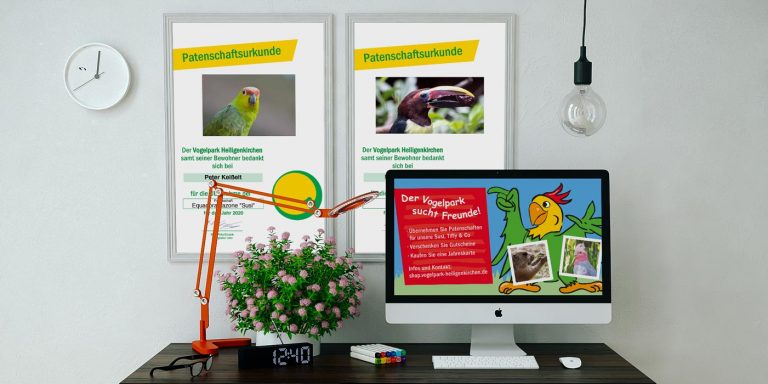 Tierpaten für den Vogelpark