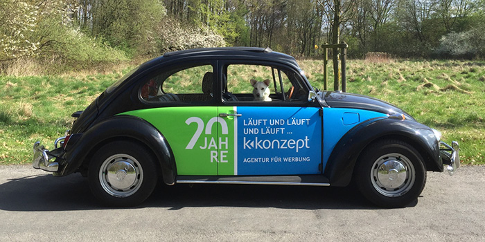 Unsere aktuelle Anzeigenserie mit 20 Jahren