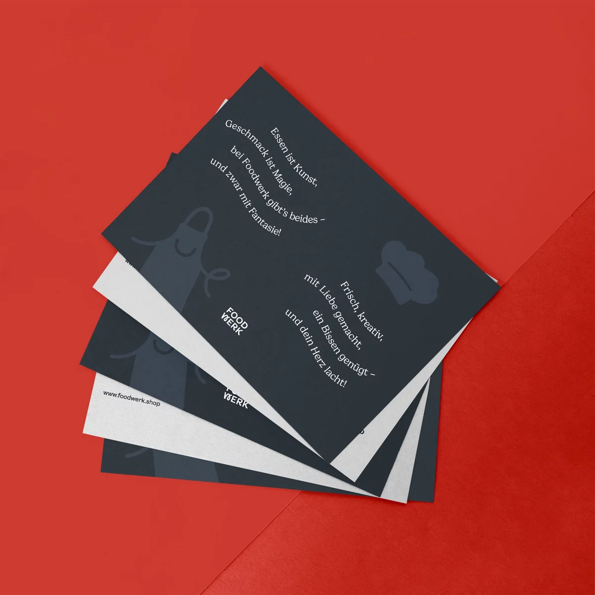Foodwerk Kochbuch Postkarten