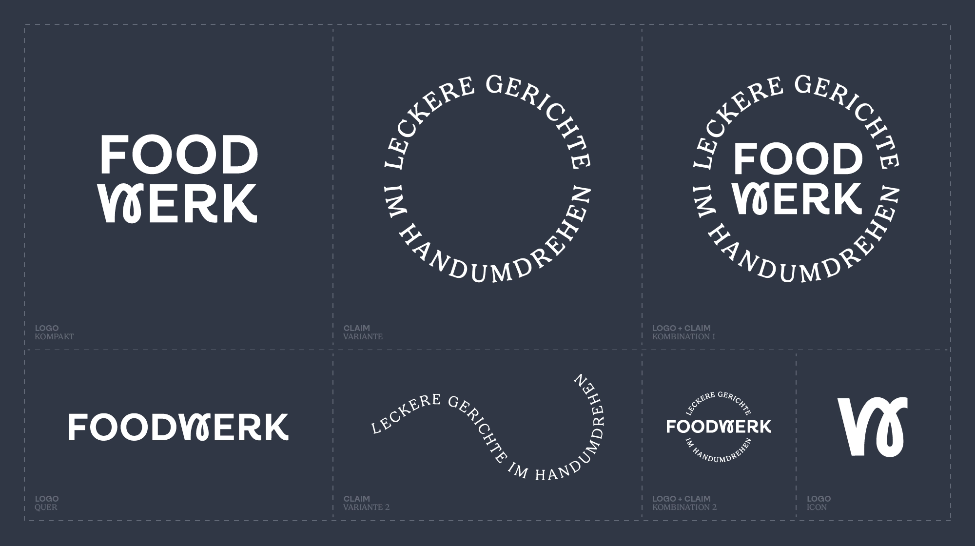 Foodwerk Logo Versionen